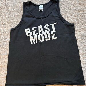 Black 'Beast Mode' Tank Top